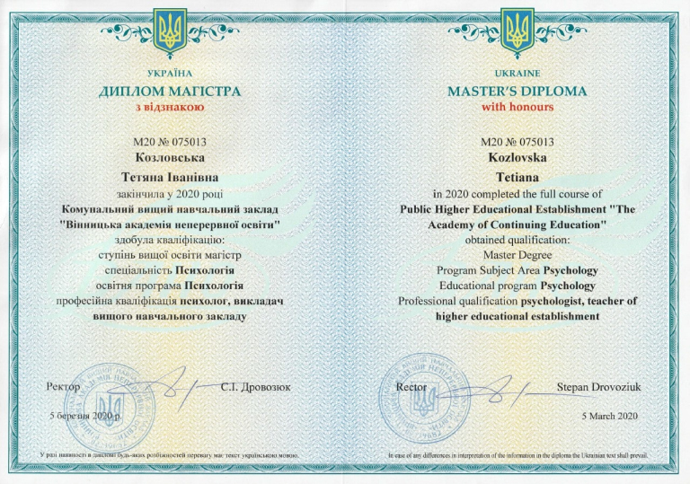 Magister's diploma